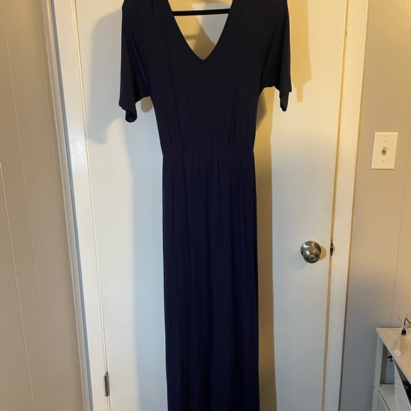 Latched Mama Starlet Maxi Dress/Navy/L - Picture 2 of 5